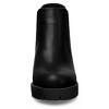 Allegra K Women's Lug Sole Chunky Heel Chelsea Ankle Boots - 3 of 4