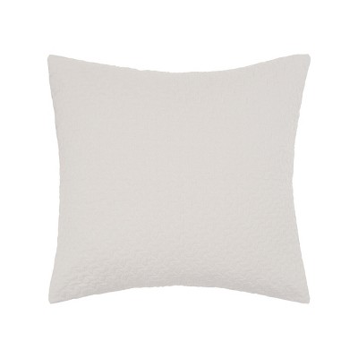 EY Essentials 26" x 26" Vance Oyster Cotton Euro Sham - Machine Washable