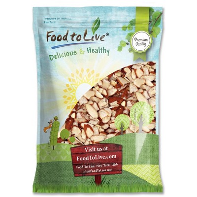 Dry Roasted Natural Sliced Almonds - by Food To Live