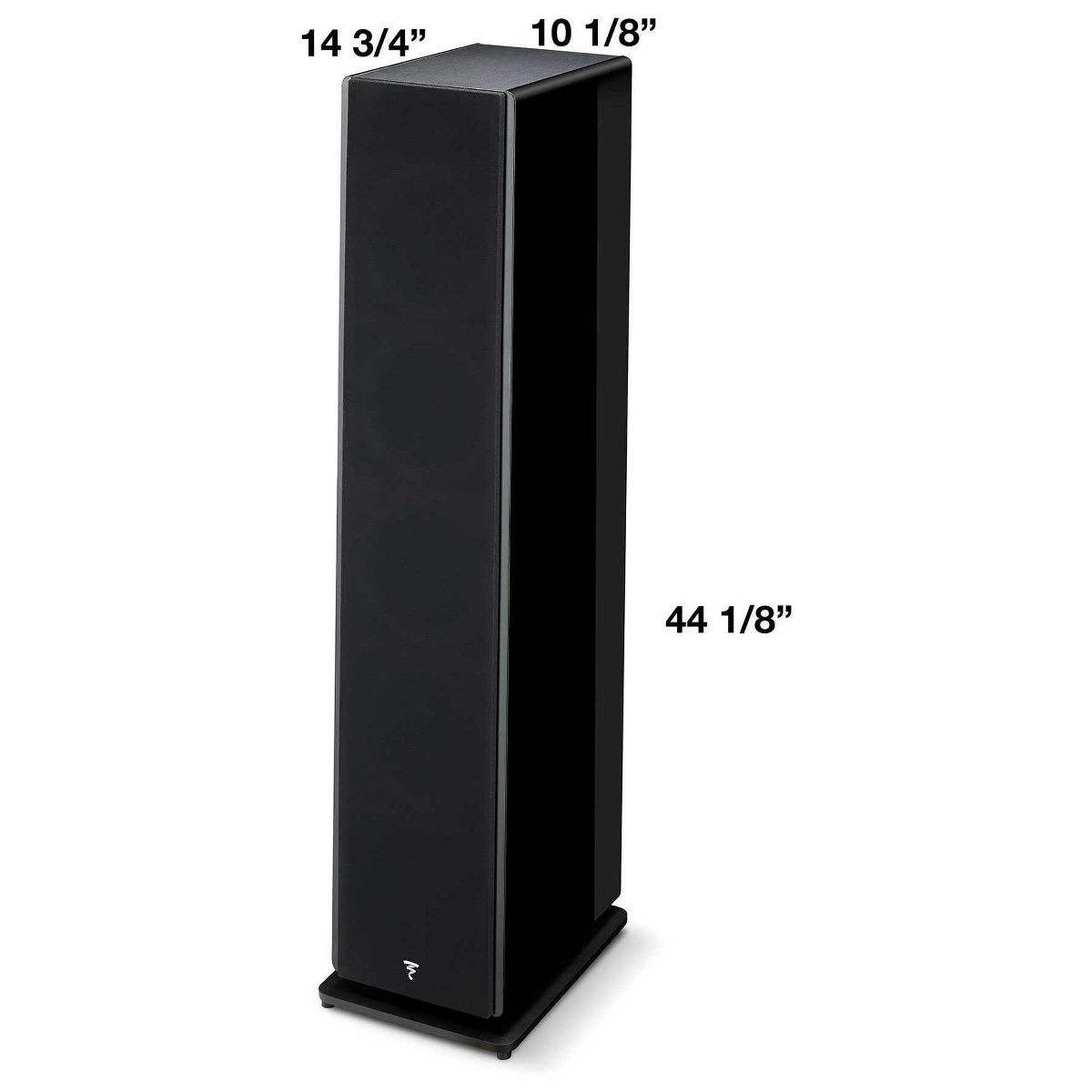 Focal Vestia No3 Slender 3-Way Floorstanding Loudspeakers finished in Black - Pair - thumbnail 5