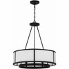 Crystorama Lighting Bryant 6 - Light Chandelier in  Black Forged - 3 of 4