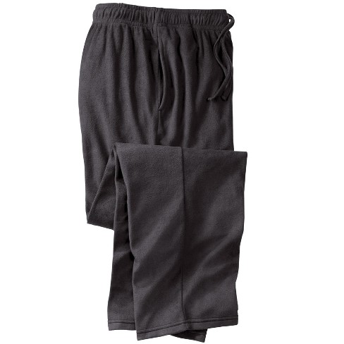 Kingsize Men's Big & Tall Lightweight Cotton Jersey Pajama Pants - 8xl,  Black : Target