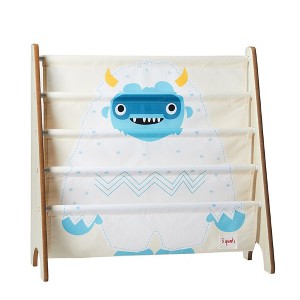 3 Sprouts Kids Bookcase, Toddler Bookshelf - Yeti - 1 of 3