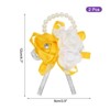 Unique Bargains Decorative Wedding Prom Party Artificial Rose Wrist Corsages 2 Pcs - 2 of 3