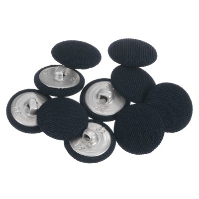 Unique Bargains Round Metal Sewing Cloth Covered Button 10 Pcs
