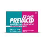 Prevacid 24 HR Lansoprazole Acid Reducer Delayed-Release 15 mg- PPI for Complete Heartburn Relief - 42 Capsules