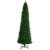 Nearly Natural 12-ft Slim Green Mountain Pine Artificial Christmas Tree with 1100 Clear LED Lights and 3235 Tips - 3 of 4
