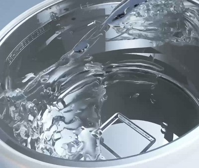 Stainless Steel Wireless Pet Water Fountain with LED Indicator