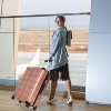URECOVER Luggage Sets ABS+PC Hardshell 4pcs Lightweight Durable Spinner Suitcase with TSA Lock (12/20/24/28), ROSE GOLD - 4 of 4