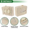 Unique Bargains Universal Car Tissue Holder for Storage Tissues Box Cover Car Backseat Extra Large Tissue Organizationm Faux Leather Beige - 4 of 4