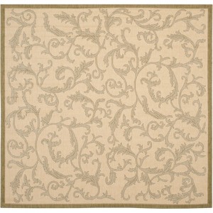 Courtyard CY2653 UV & Stain Resistant Non-Shedding Power Loomed Indoor/Outdoor Rugs - Safavieh - 1 of 4