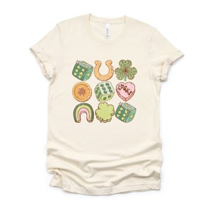 Simply Sage Market Women's St. Patrick's Charm Chart Short Sleeve Graphic Tee - 1 of 4