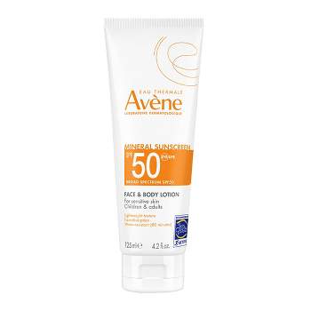 Avène Mineral Sunscreen Face and Body Lotion - SPF 50 - 4.2 fl oz