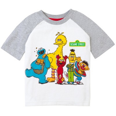 Sesame Street TV Show BIG BIRD COSTUME 2-Sided Print Long Sleeve Poly T-Shirt 