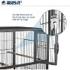 Prevue Pet Products F070 Hampton Deluxe Divided Breeder Cage with Stand, Black Hammertone,1/2" - 4 of 4