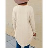 Womens Open Front Cardigans Lightweight Cardigans Casual Long Sleeve Sweater Knit Cardigans - 2 of 4