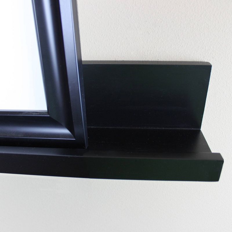 60&#34; Picture Ledge Wall Shelf Black - Inplace, 6 of 7