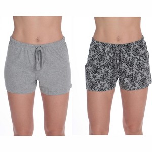 Just Love Womens Pajama Shorts  Soft Cotton Lounge Sleep Shorts with Drawstring Waist - 1 of 4