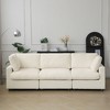Cloud Sectional Couches for Living Room,100.5" Convertible Love Seat, 3 Seater Modular Sectional Sofa,Deep Seater Furniture Sets - 3 of 4