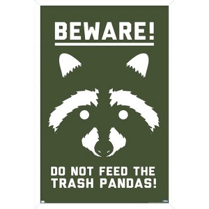 Trends International Lunch Hour Productions - Trash Panda Framed Wall Poster Prints - 1 of 4