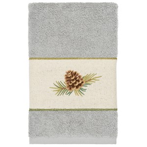 Linum Home Textiles 100% Turkish Cotton PIERRE Embellished Towel Set - 1 of 2