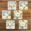 Courtside Market Betsy Bouquet 4x4 6-Piece Coaster Set - 2 of 2