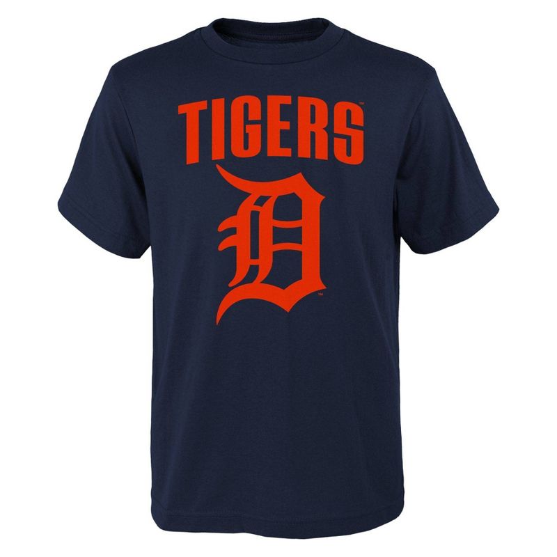 MLB Detroit Tigers Boys&#39; Oversized Graphic Core T-Shirt, 1 of 2