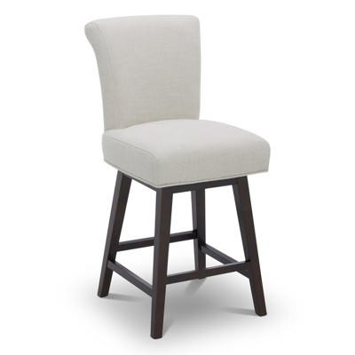 Spruce&Spring Upholstered 26-inch Counter Height Swivel Barstool