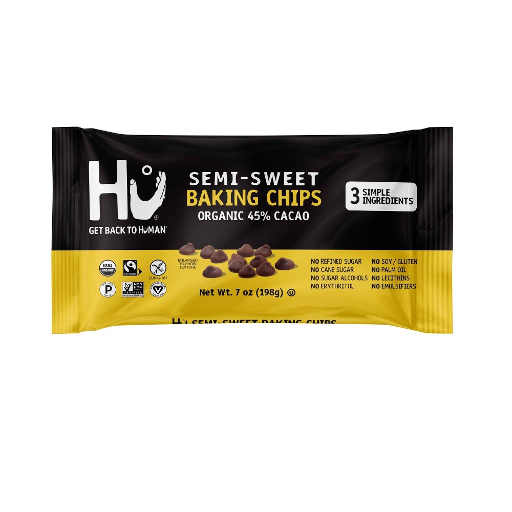Hu Kitchen Semi Sweet Chocolate Chips - 7oz