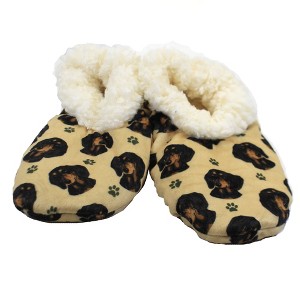 Apparel Black Dachshund Slipper Non-Slip Comfy Warm  -  Slippers - 1 of 3