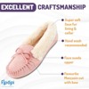 Floopi Women's Melani Moccasin Faux Suede Slippers - 2 of 4