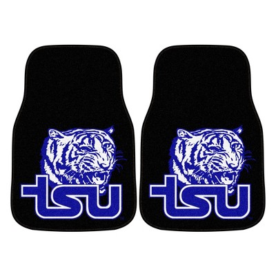 NCAA University of Tennessee State Tigers Carpet Car Mat Set - 2pc