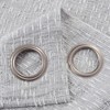 RT Designers Collection Roman Jacquard Premium & Stylish Grommet Panel Pair 38" x 84" Silver - 3 of 3