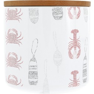 Pavilion Gift Company - Coastal - 14 oz - 100% Soy Wax Reveal Candle Scent: Lemon Verbena - Flame Candles - 1 of 4