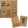 Paper Junkie 8-Pack Soft Cover Lined Kraft Motivational Journal Notebooks, 80 Pages, 8 Designs, 8 x 5.5 inches - 3 of 4