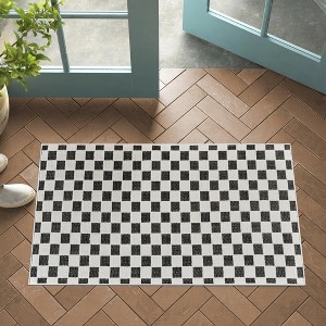 Rug Branch Maise Checkered Modern Indoor Outdoor Area Rug - 1 of 4