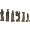 WE Games Medieval Pewter Chess Pieces, King measures 3.5 in. - 3 of 4