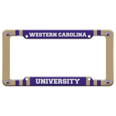 Western Carolina University Logo License Plate Tag Frame