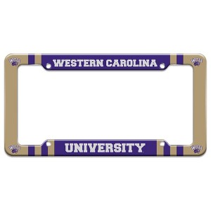 Western Carolina University Logo License Plate Tag Frame - 1 of 4