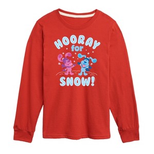 Boys' - Blue's Clues & You! - Hooray For Snow Long Sleeve Graphic T-Shirt - 1 of 4