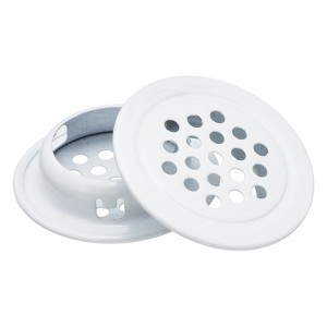 Unique Bargains Stainless Steel Dust-Proof Mesh Hole Circular Soffit Vents 40 Pcs - 1 of 4