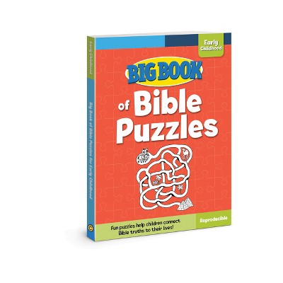 Big Book of Bible Puzzles for Early Childhood - (Big Books) by  David C Cook (Paperback)