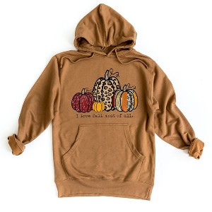 Simply Sage Market Women's Graphic Hoodie I Love Fall Most Of All Pumpkins - 1 of 3
