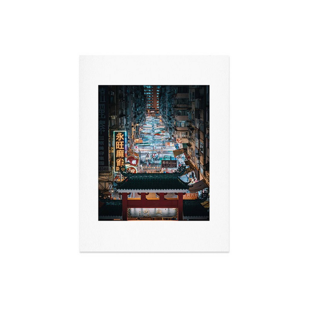 Photos - Wallpaper Deny Designs 18"x24" Tristan Zhou Hong Kong Market Street Unframed Art Pri