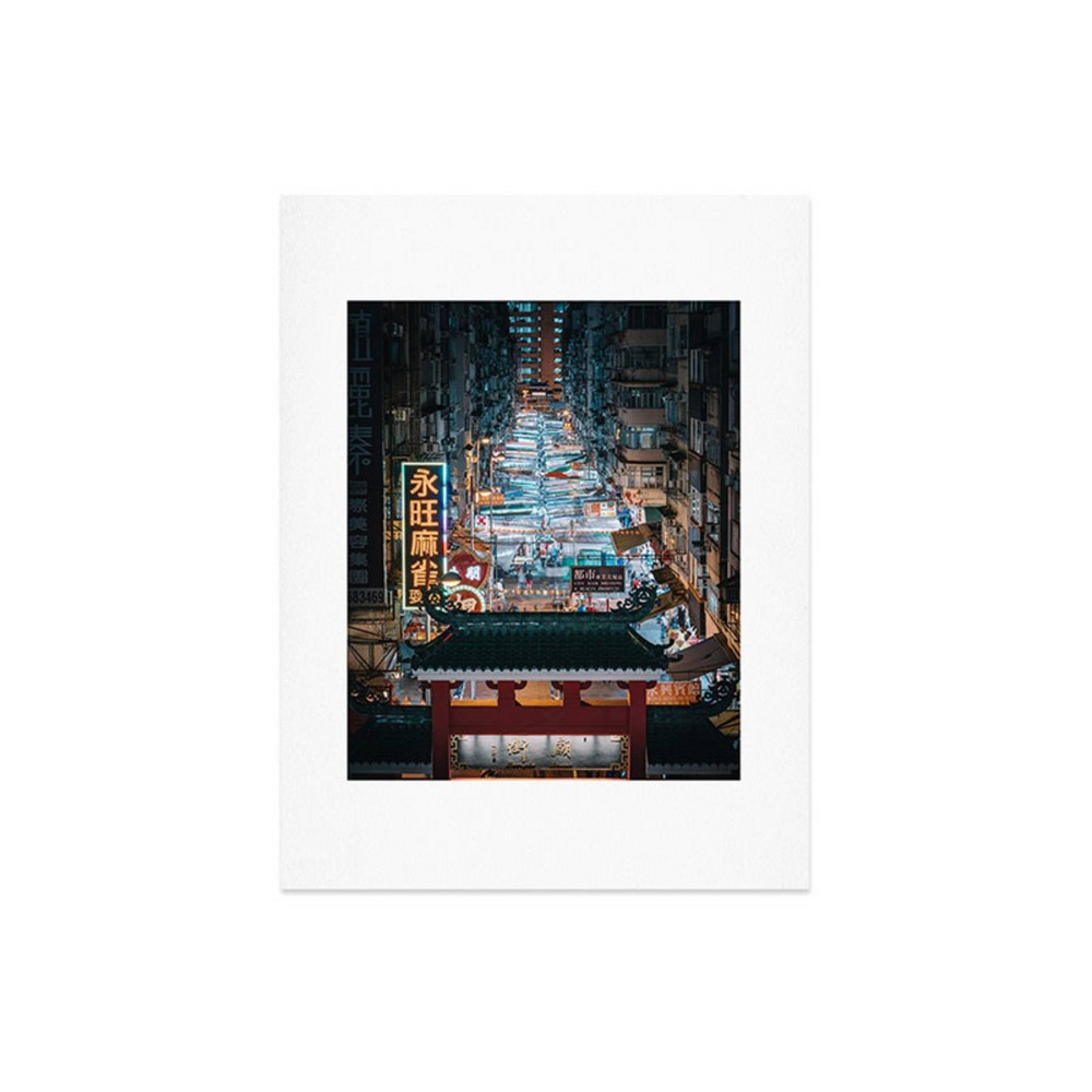 Photos - Other Decoration Deny Designs 18"x24" Tristan Zhou Hong Kong Market Street Art Print: Cardstock, Modern Decor