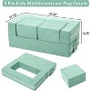 Acekool 3PC Modular Kids Sofa, Convertible Toddler Couch Play Set, Soft Foam Kids Couch Bed for Reading, Playtime & Creative Spaces - 3 of 4