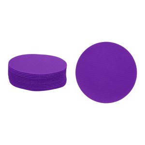 Unique Bargains Durable Nylon Material Circle Dot Design Carpet Spot Marker Pads 4" 24 Pcs - 1 of 4