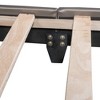 Vynxaria Full Size Upholstered Leather Platform Bed with Adorable Rabbit Ornament - 4 of 4