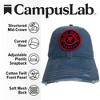University Of Mississippi Vintage Trucker Hat Vintage Cotton Till Trucker Cap With Campus Lab Branding Deep Navy OS - 2 of 4