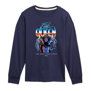 Boys' - Disney Villains - Evil Queen Bad Apple Tour Long Sleeve Graphic T-Shirt - 1 of 4